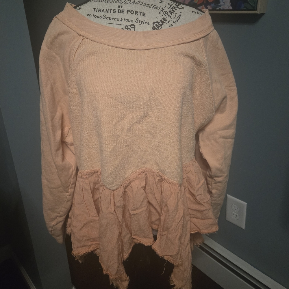 Free People Gold Duster Pullover